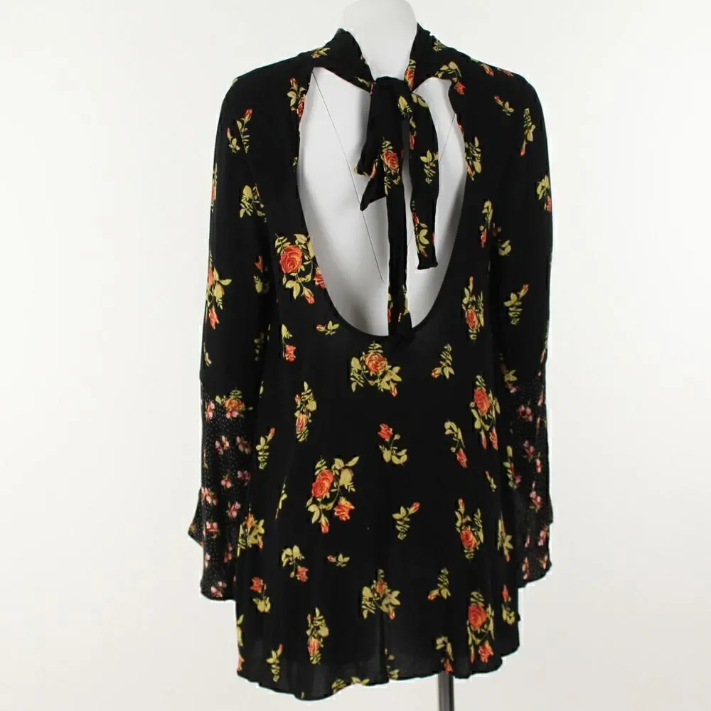 Free People Black Combo Tate Tunic - Picture 4 of 5
